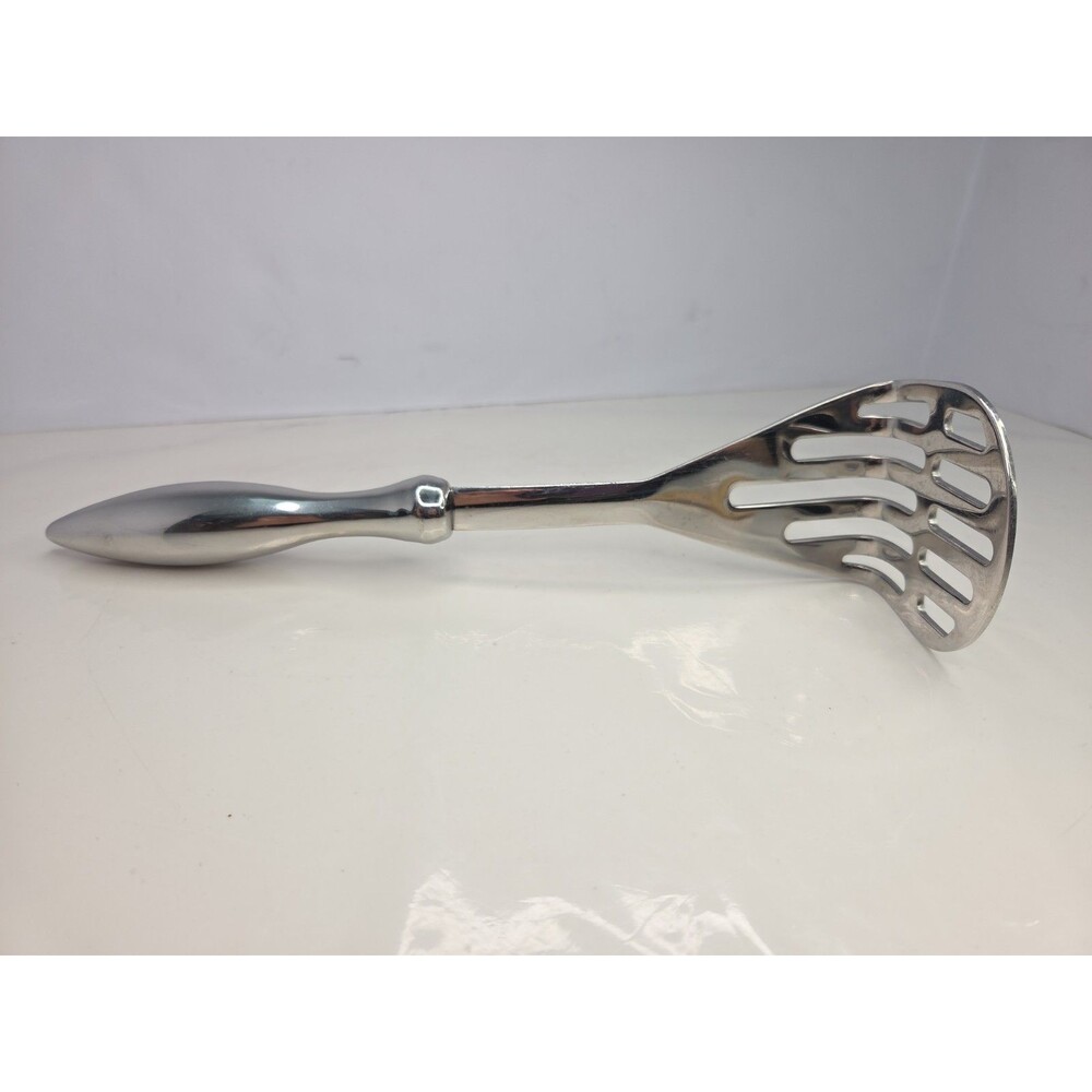 German Vintage 18/10 Rostfrei Stainless Steel Potato Masher Heavy Duty Slotted